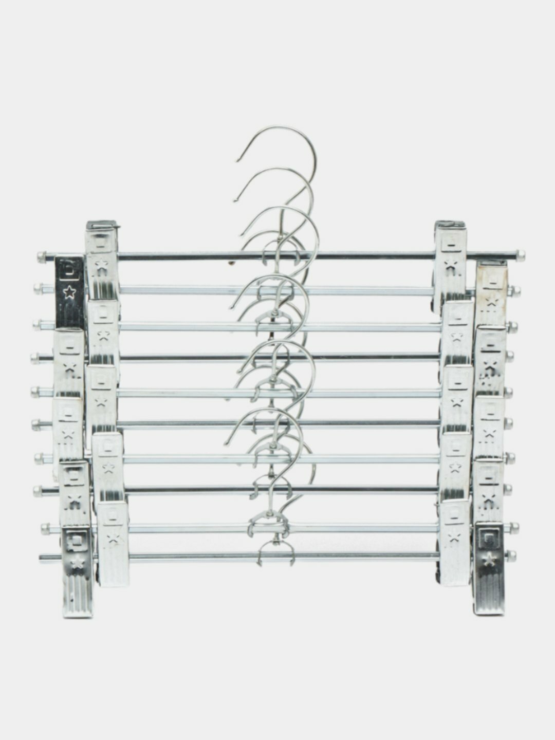 Вешалка для верхней одежды и брюк, пластиковые, и металический разноцветные1