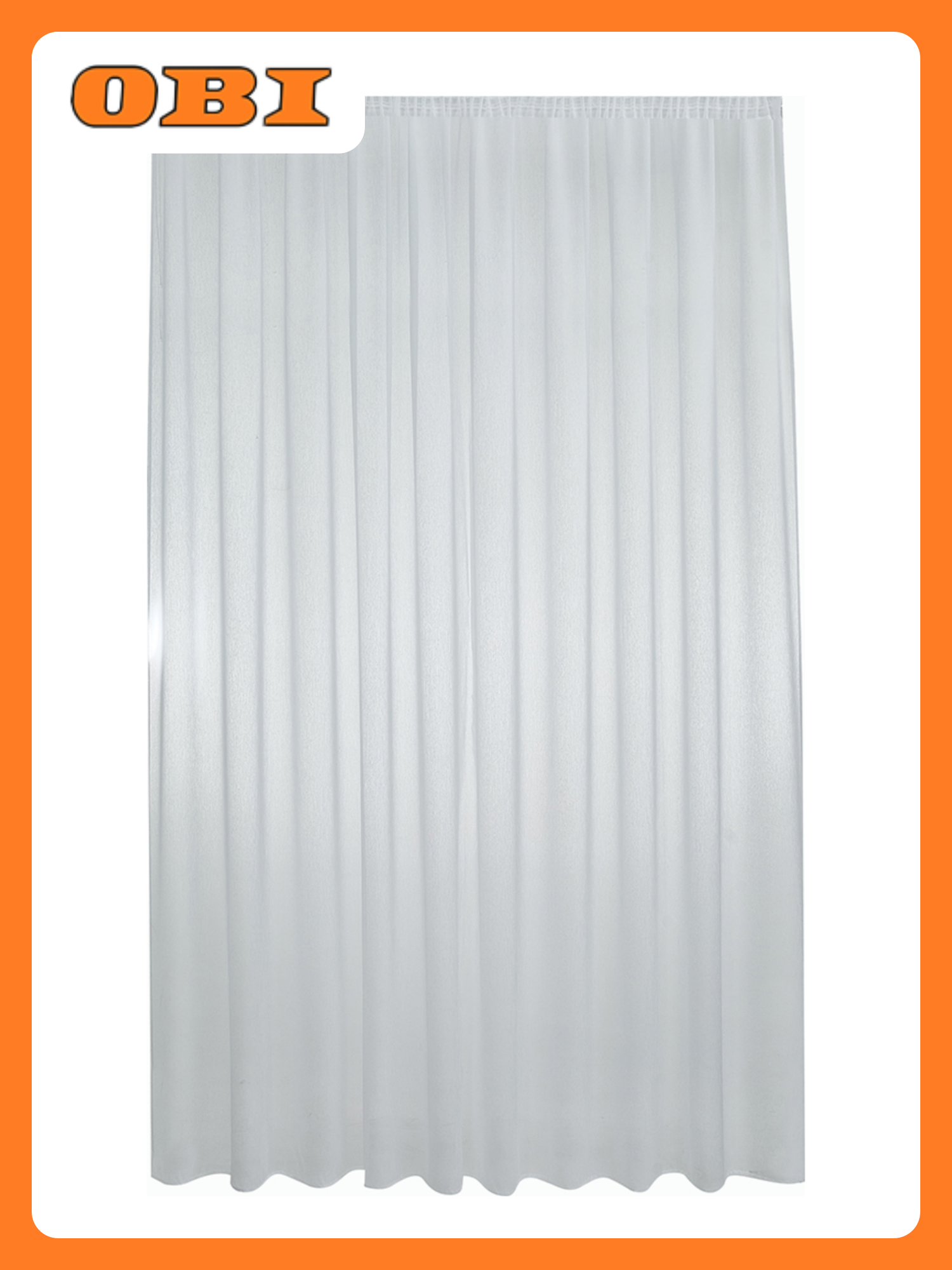 Тюль DECOFEST Прима 300х280 см вуаль белый лента крючки в комплекте полиэстер прозрачные