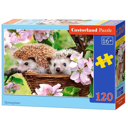 Пазл Castorland Springtime (B-13319), 120 дет., 17.5х24.5х3.7 см пазл castorland cinderella b 13395 120 дет