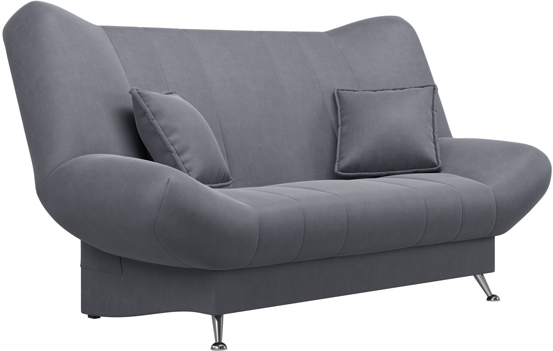 фото Диван Казанова - Velutto 32 серый (Диваны Клик кляк)
