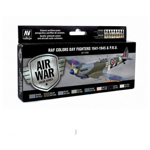 V-71162 Набор Model Air - WWII RAF DAY EUROPEN (8цв.) набор 1 72 wwii german panther quadruple air defense tank model 60644 toys for collection gift