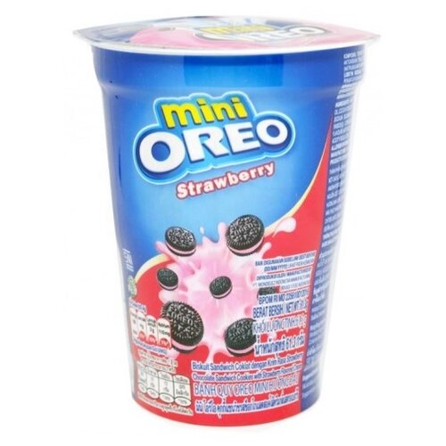 Печенье Oreo mini strawberry, 61.3 г