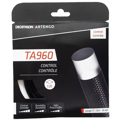 фото Струна теннисная моноволоконная ta 960 control 1,25 мм artengo x декатлон decathlon