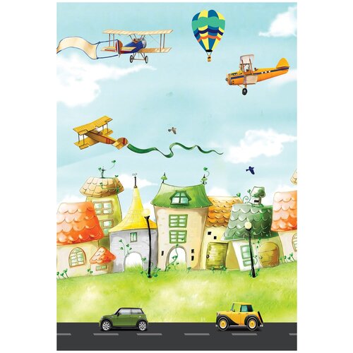 Фотообои фактура Крошка Детский городок 190x275 4964₽