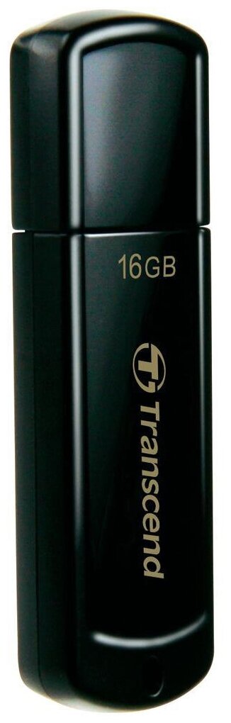 Флеш диск Transcend 16 Gb Jetflash 350 TS16GJF350, USB 2.0, черный