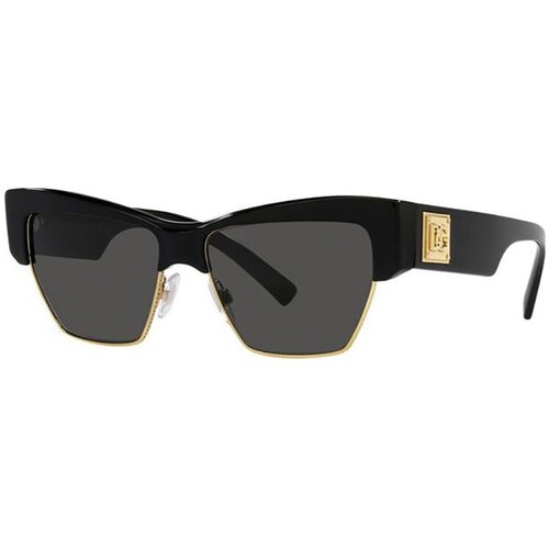 Солнцезащитные очки DOLCE & GABBANA, золотой, черный