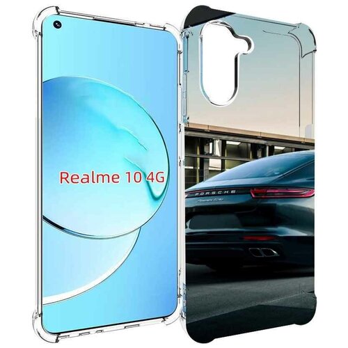 Чехол MyPads porsche порш 4 для Realme 10 задняя-панель-накладка-бампер