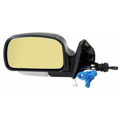 Зеркало боковое левое ВАЗ 2108-15 модель ЛТ-9 УАО с тросовым приводом регулировки с плоским противоослепляющим отражателем золотистого тона С системой обогрева и указателем поворота 1980₽