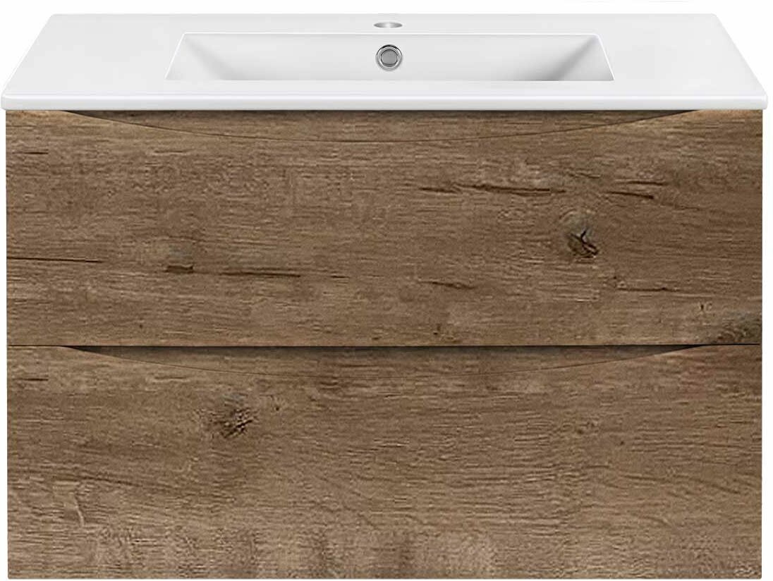 Тумба с раковиной Vincea Mia Slim 800 V.Oak