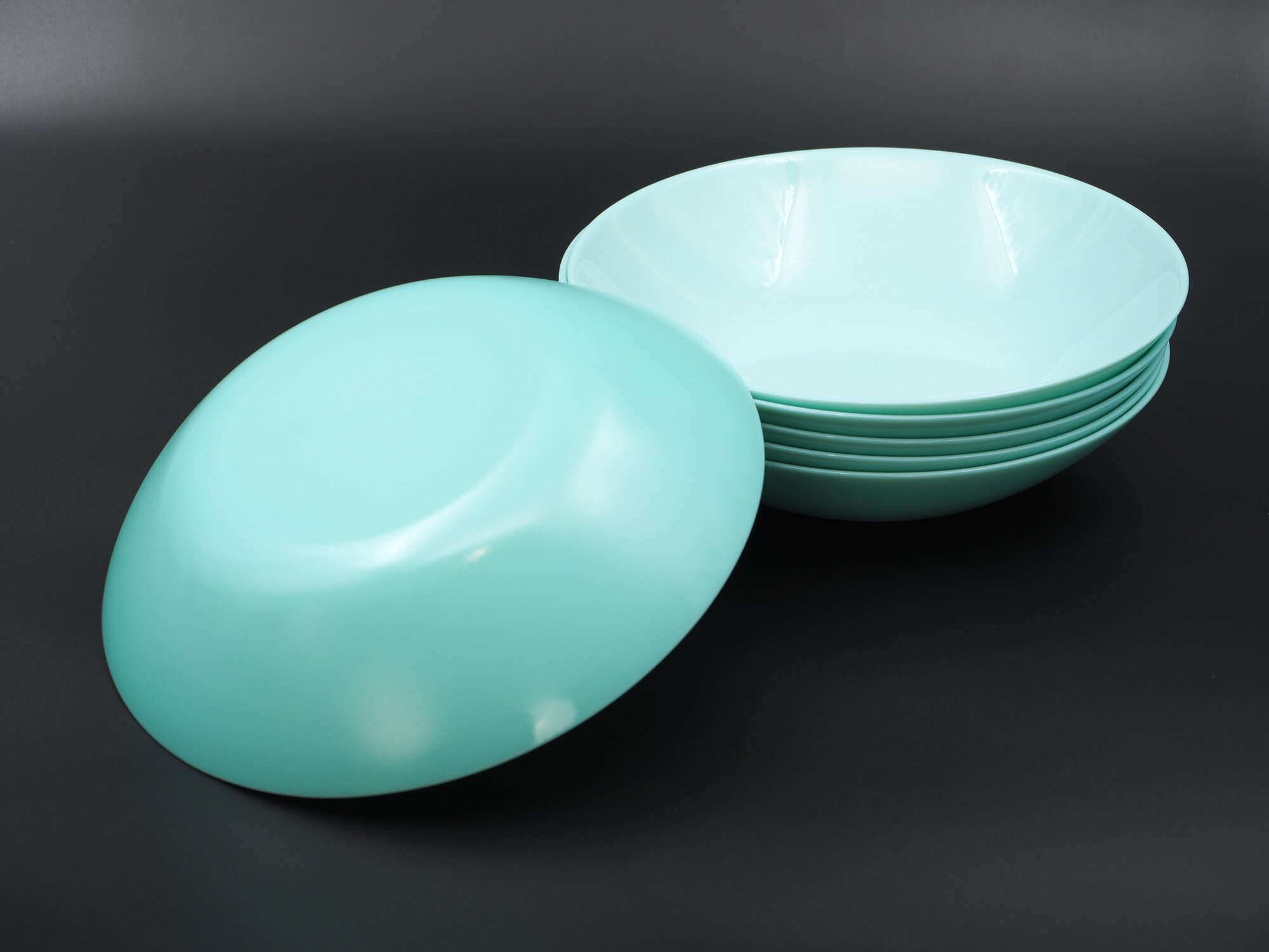 Luminarc тарелка суповая Diwali, 20 см turquoise 4 см 20 см 20 см 1 шт. 780 мл 20 см - фотография № 9