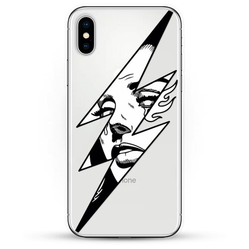 фото Силиконовый чехол молния на apple iphone xs andy & paul