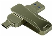 Накопитель USB 3.0 128GB Netac NT03U782C-128G-30PN U782C, TypeC, металлическая