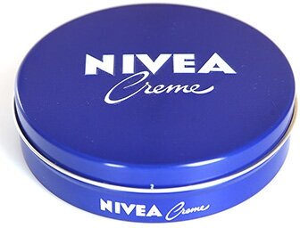 Крем для лица рук и тела универсальный увлажняющий Nivea Crème с пантенолом