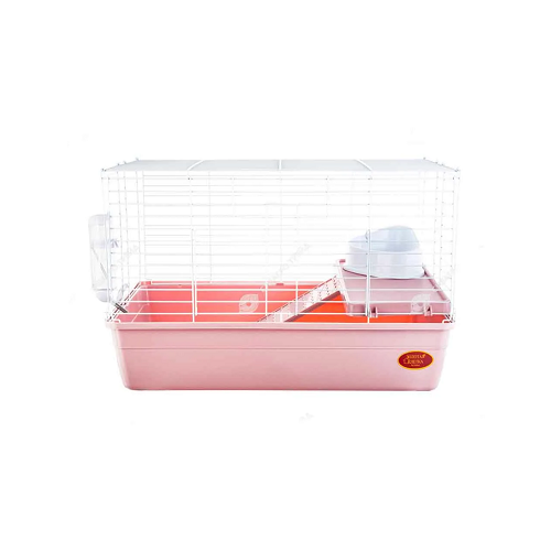 Клетка для грызунов Golden cage R2-1 (69х45х43), цвет розовый