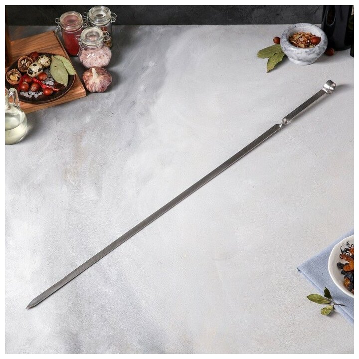 Шампур армянский TAS-PROM ручка металл 72 см х 2 мм рабочая часть 60 см
