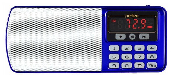 Радиоприемник Perfeo Егерь FM+ i120 Blue