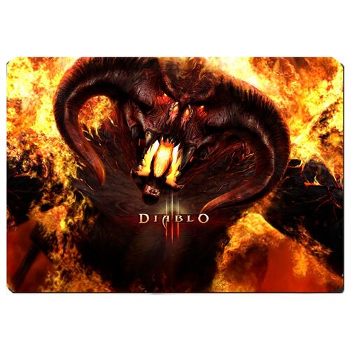 фото Игровой коврик для мыши diablo с рогами drabs