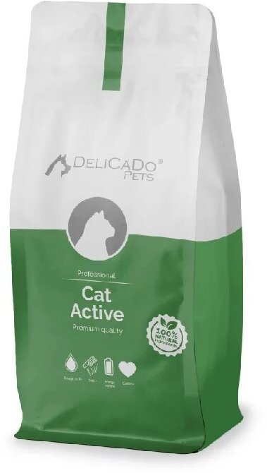 Сухой корм Delicado Kat Active для взрослых активных кошек