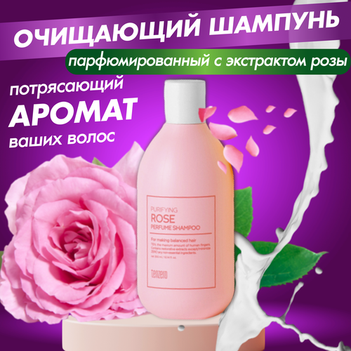 Tenzero Очищающий парфюмированный шампунь Purifying Rose Perfume Shampoo / Уход за волосами