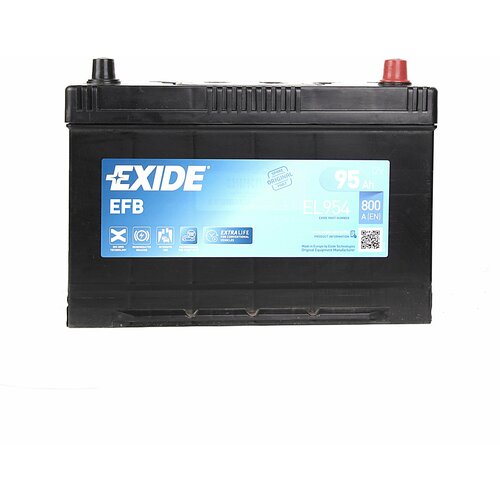 Аккумулятор автомобильный EXIDE Start-Stop EFB EL954 95Ач R+ EN800A 306x173x222