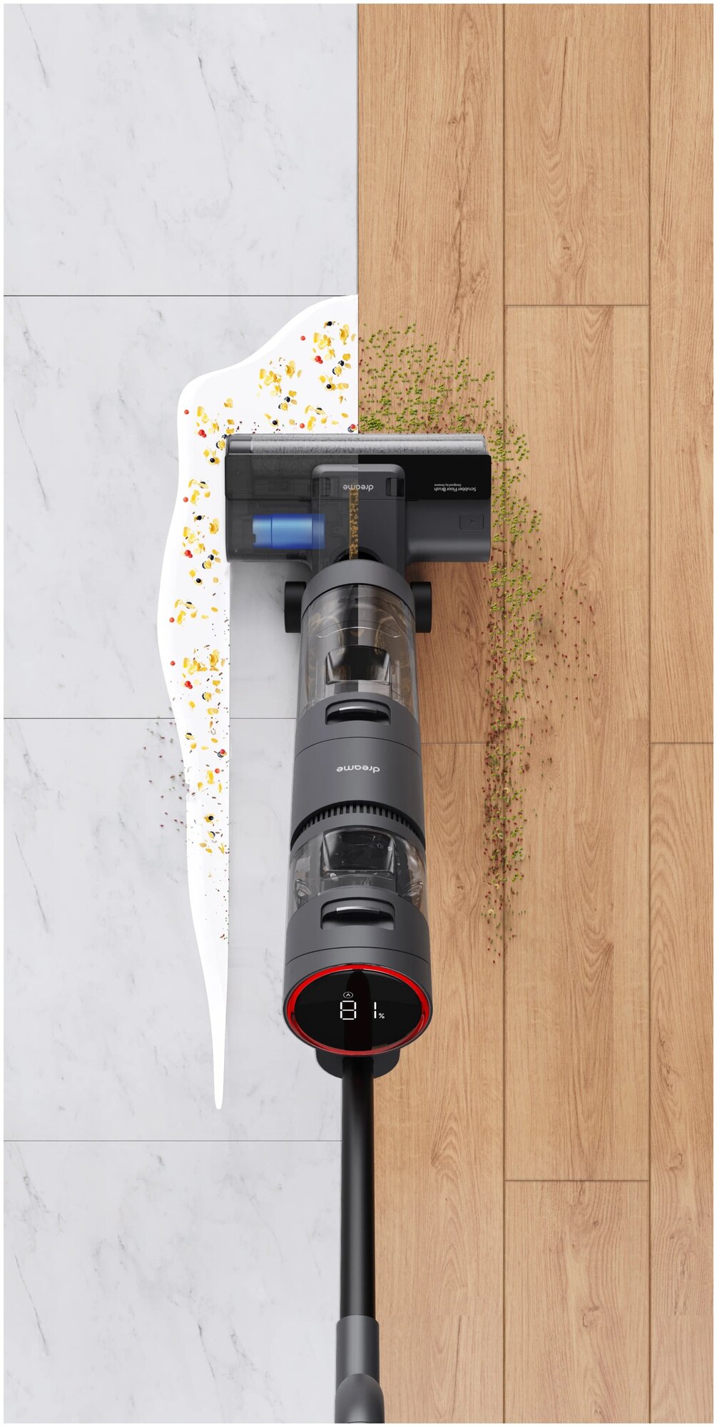 Пылесос вертикальный Dreame Wet and Dry Vacuum H12 HHR14B - фото №9