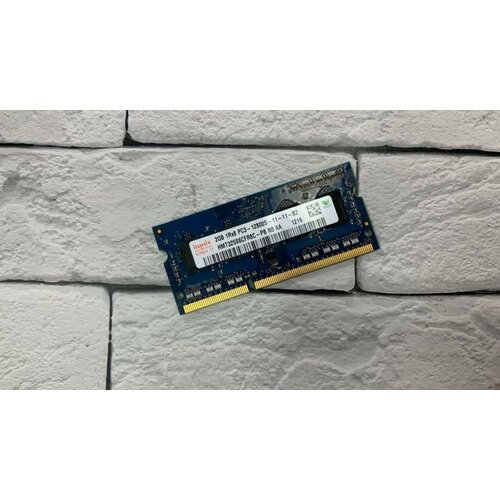 Оперативная память Hynix 2 ГБ DDR3 1600 МГц SODIMM CL11 HMT325S6CFR8C-PB 80000₽