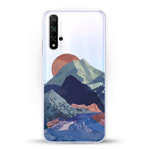 фото Силиконовый чехол горы на huawei nova 5t andy & paul