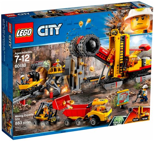 Конструктор LEGO City 60188 Работа в шахте, 883 дет.