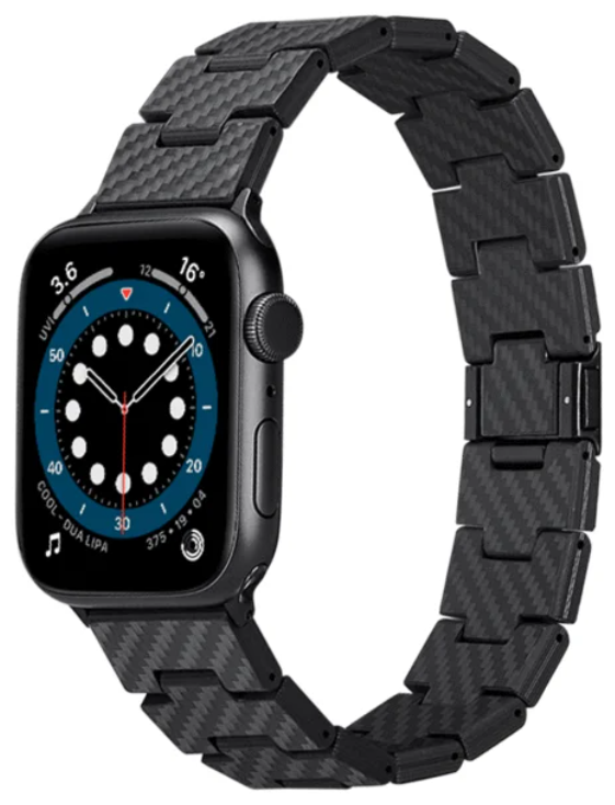 Карбоновый браслет Pitaka для Apple Watch 7-1 и SE 38/40мм - Retro