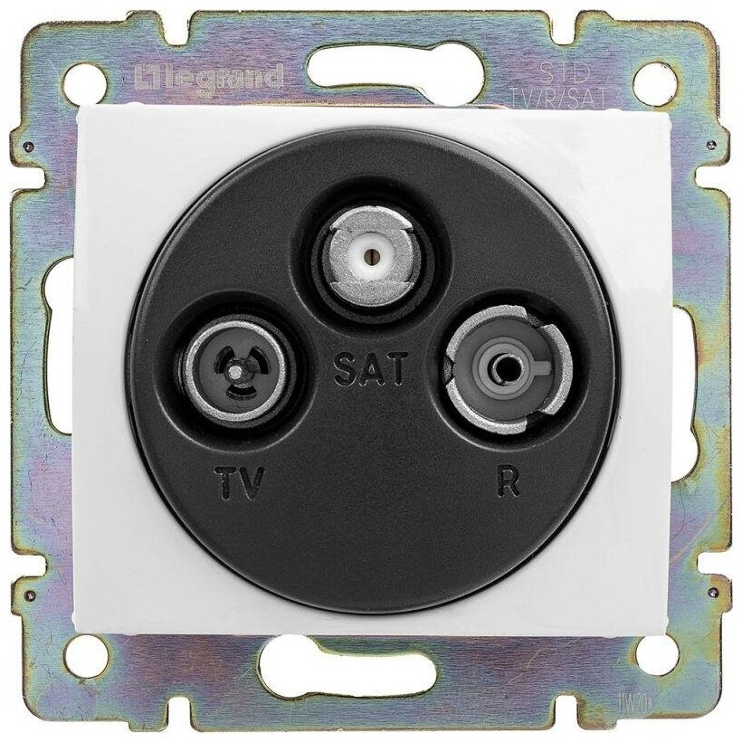 Механизм розетки TV-FM-SAT СП Valena бел. Leg, LEGRAND 774437 (1 шт.)