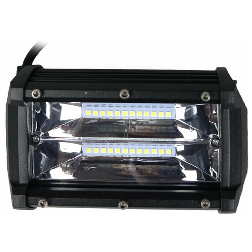 LED Автомобильная светодиодная LED фара 12-24v (24 диода 72вт., белый) 