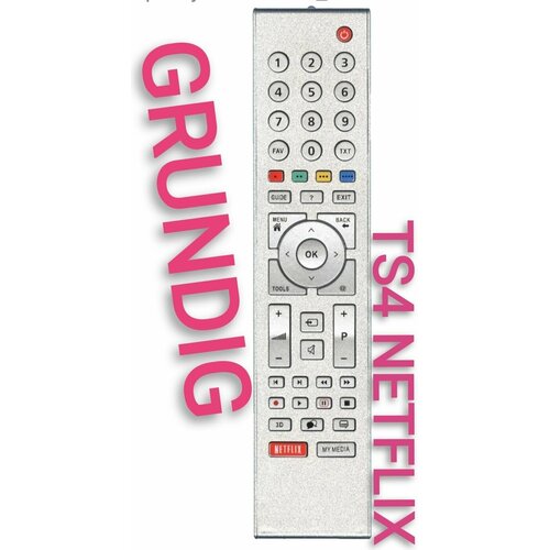 Пульт для GRUNDIG TS4 NETFLIX пульт ду для tv dexp f32b7000b