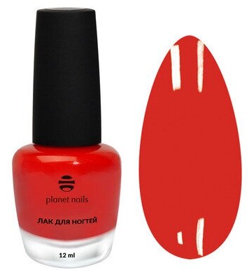 Planet Nails, Лак для ногтей с эффектом гелевого покрытия Planet Nails (869) 12мл