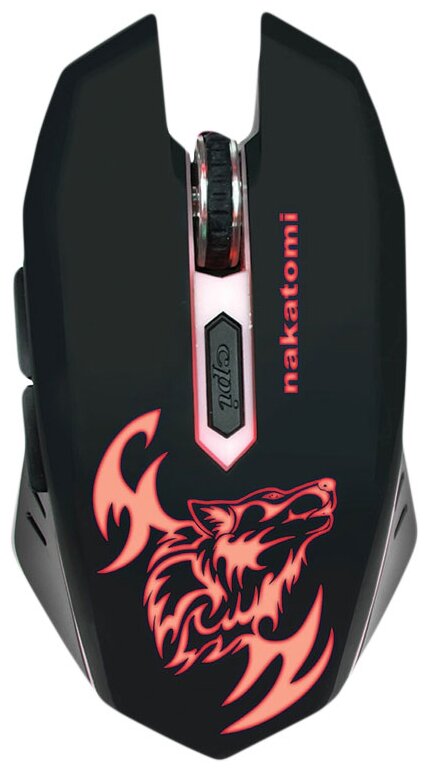 Мышь игровая беспроводная Nakatomi MROG-15U