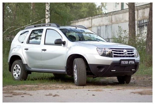 Защитная сетка решетки переднего бампера для Renault Duster 2010-2015