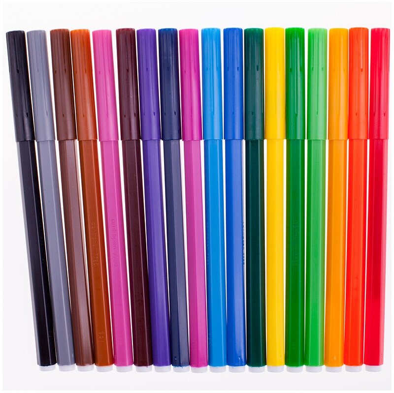 Фломастеры Centropen Пингвины 18 цветов - фото №3