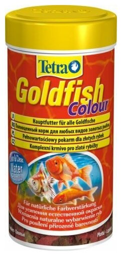 TetraGoldfish Colour корм в хлопьях для улучшения окраса золотых рыб 100 мл - фотография № 20