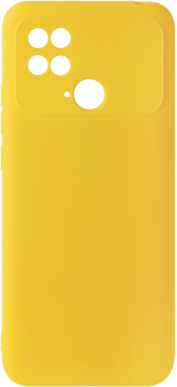фото Чехол для Xiaomi Poco C40/Сяоми Поко С40 с защитой камеры и подложкой, желтый