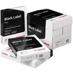 Бумага офисная Canon А4 black label extra упаковка 5 пачек по 500листов - изображение