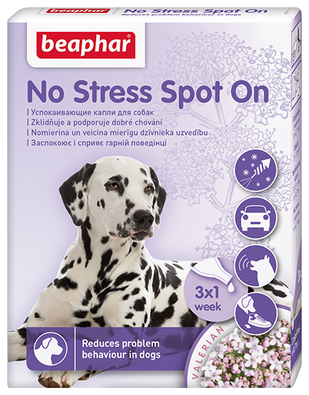 Капли Beaphar No Stress Spot On для собак, 0.7 мл, 3шт. в уп., 1уп.