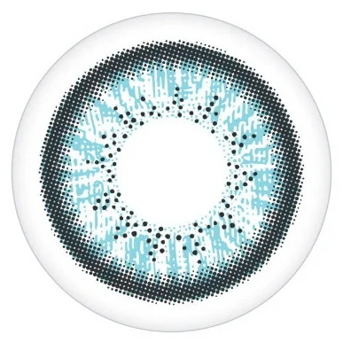 Цветные контактные линзы Офтальмикс Colors New (2 линзы)-4.00 R.8.6 Sky(Небесно-голубой)
