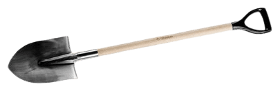 Лопата штыковая из нержавеющей стали, деревянный черенок, с рукояткой, ЗУБР Профессионал - фотография № 3