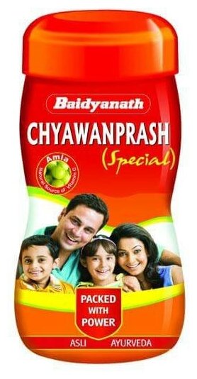 Чаванпраш Специальный Байдьянат (Chyawanprash special Baidyanath) для иммунной и эндокринной системы, 500 г