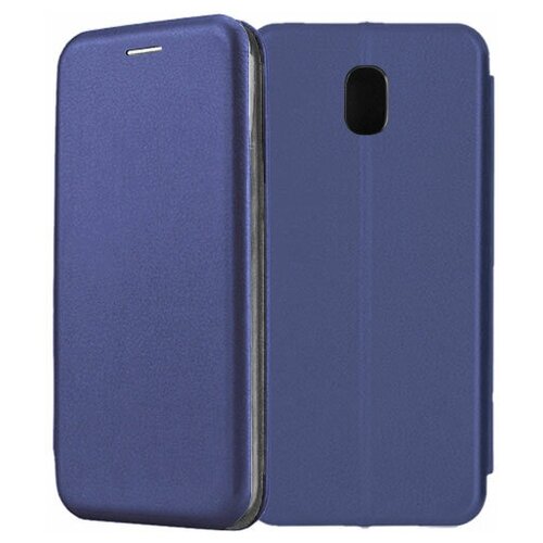 Чехол-книжка Fashion Case для Samsung Galaxy J5 (2017) J530 синий чехол книжка для samsung galaxy j5 2016 синего цвета с окошком магнитной застежкой и подставкой