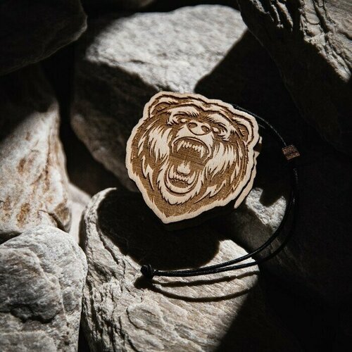 Подвеска автомобильная Медведь дерево войлок 399₽