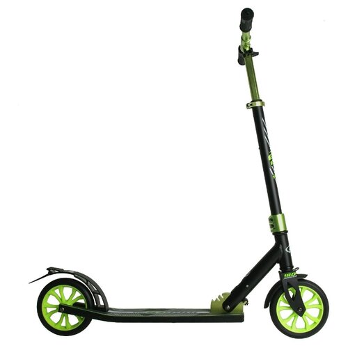 Самокат Tech Team TT 180 Jogger черный/зеленый самокат tech team tt 180 jogger 2020 black green