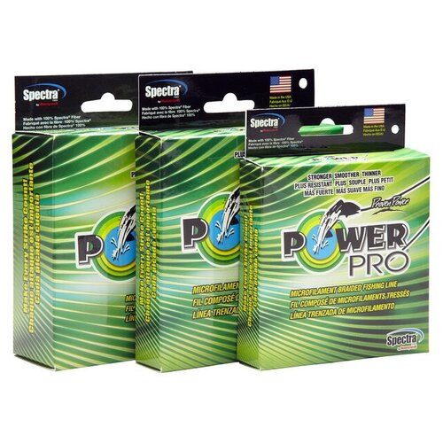 Плетеный шнур для рыбалки Power Pro Original Moss Green 92м, 0.23мм, арт. PP092MGR023