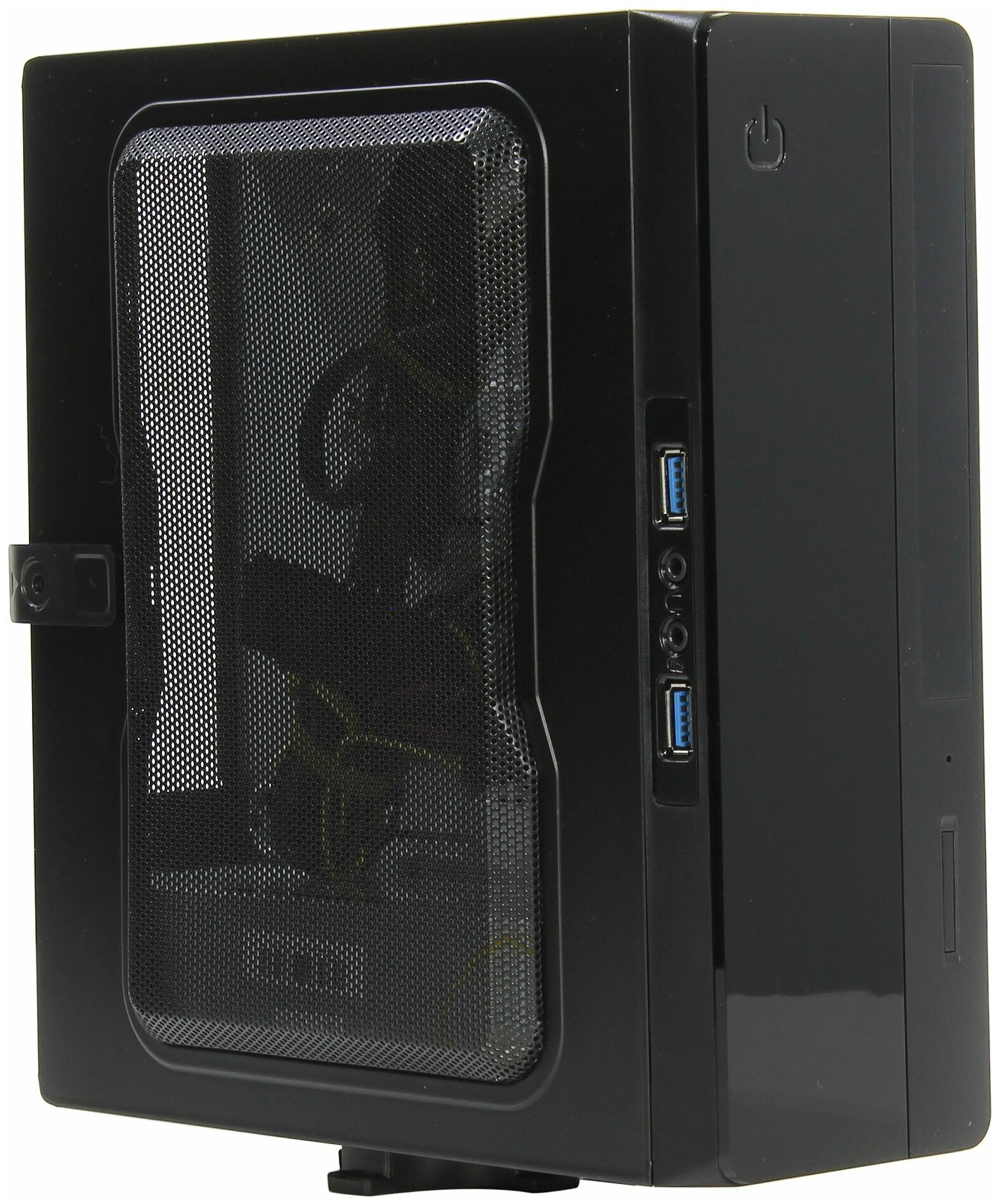 Корпус Slim Case Powerman EQ101BK PM-200ATX 2*USB 3.0, Audio, miniATX