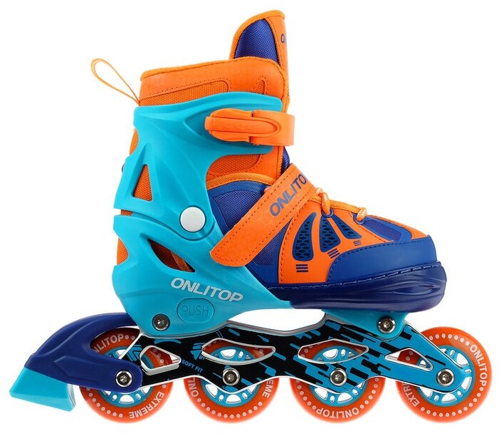 Коньки Onlitop Abec 7 р.L 38-41 Blue-Orange 4605225