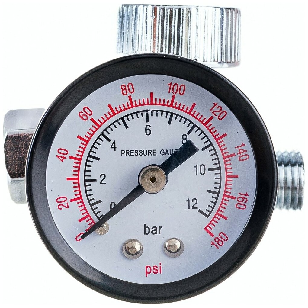 Регулятор давления с манометром ECO AR-02-14 (резьбовое соединение 1/4") - фотография № 3